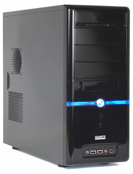 Gigabyte GZ-X2 Midi-Tower Schwarz Computer-Gehäuse