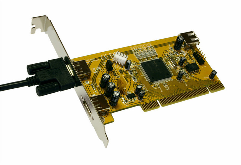 EXSYS USB 2.0 PCI card with 2+2 ports interface cards/adapter