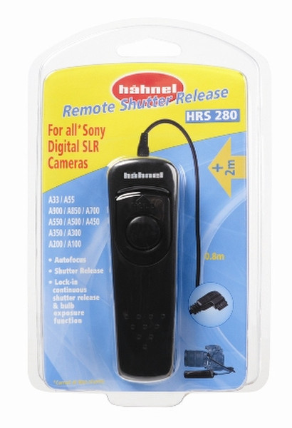 Hahnel HRS 280 Wired Black remote control