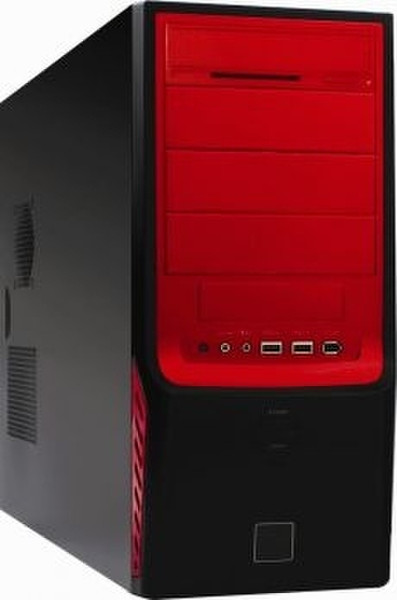 Gigabyte GZ-X4 Midi-Tower Schwarz, Rot Computer-Gehäuse