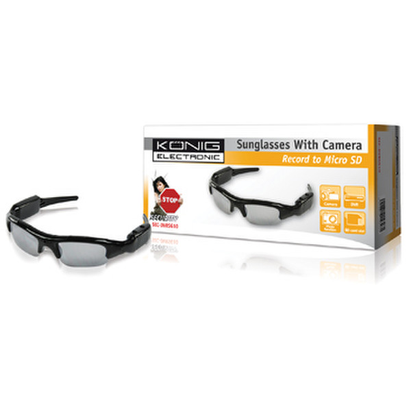 König SEC-DVRSG10 Black Black camera glasses