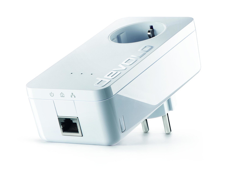 Devolo dLAN 650+ 600Mbit/s Eingebauter Ethernet-Anschluss Weiß 1Stück(e) PowerLine Netzwerkadapter