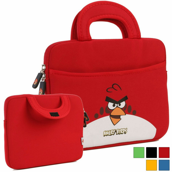 Angry Birds ABD004RED100 10Zoll Aktenkoffer Rot Tablet-Schutzhülle