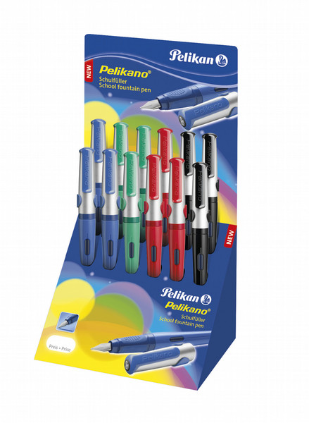 Pelikan 0F0H61 Cartridge filling system Schwarz, Blau, Grün, Rot 12Stück(e) Füllfederhalter