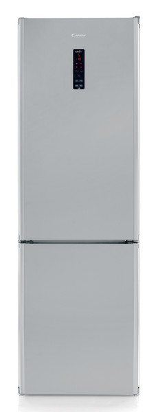 Candy CKCF 6184 IS freestanding 202L 76L A++ Silver fridge-freezer