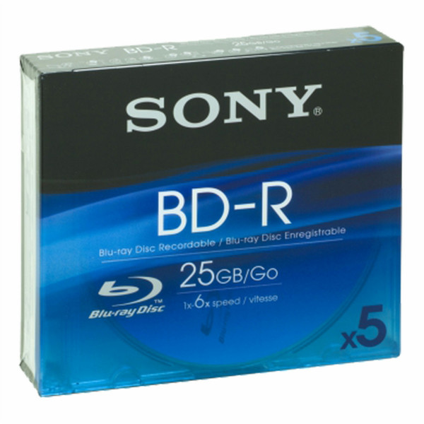 Sony 5BNR25B чистые Blu-ray диски