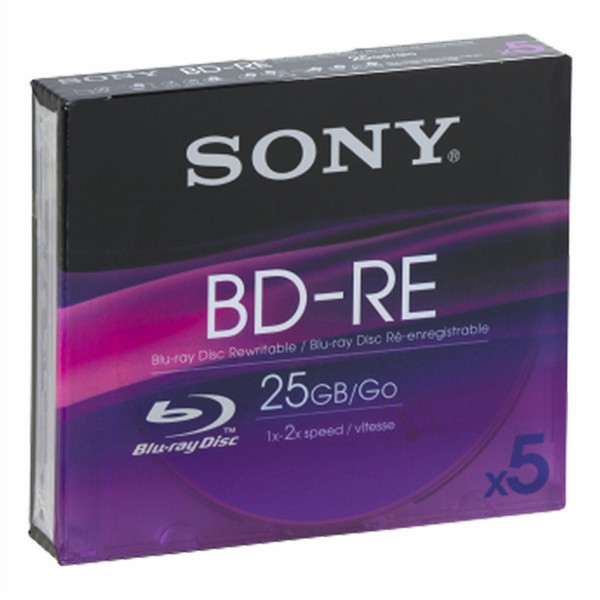 Sony 5BNE25B high density removable media blank disk