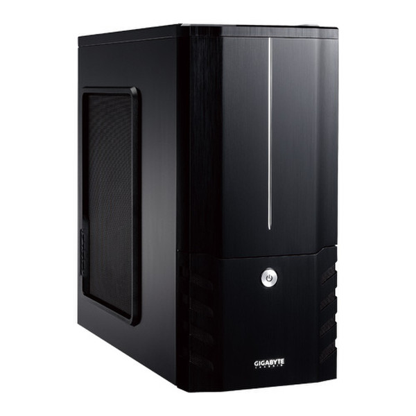 Gigabyte Isolo 3134, Black Midi-Tower Black computer case