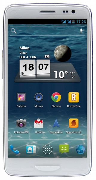 Mediacom PhonePad Duo S500 4GB Silber, Weiß