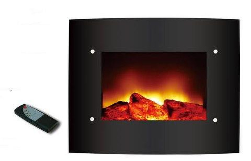 Zephir ZFP201 Wall-mountable fireplace Electric Black fireplace