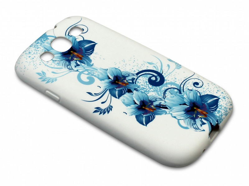 Sandberg Print Cover S III Blue Flowers лицевая панель для мобильного телефона
