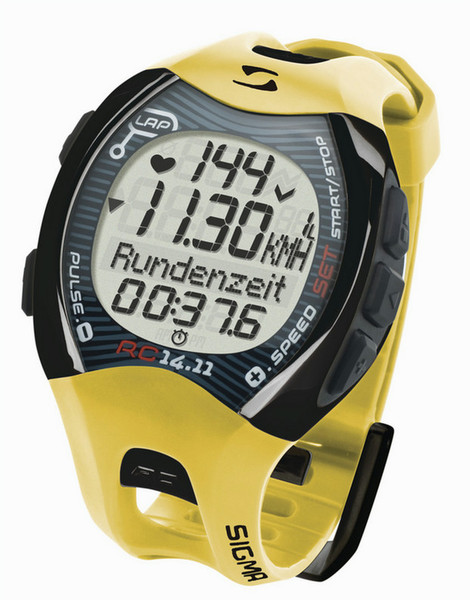 Sigma RC 14.11 Yellow sport watch