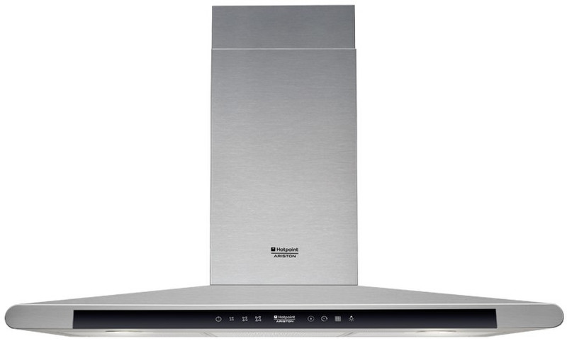 Hotpoint HLC 9.5S AT X/HA Wall-mounted 486m³/h Stainless steel cooker hood