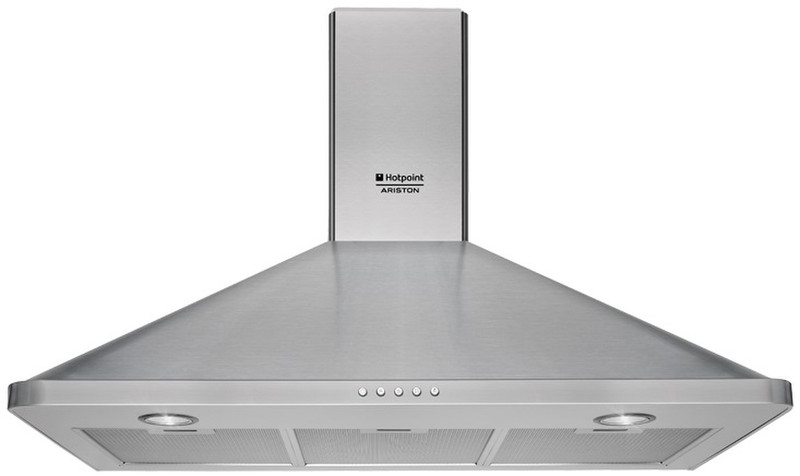 Hotpoint HNP 9.6 AM X/HA Wall-mounted 550m³/h Stainless steel cooker hood