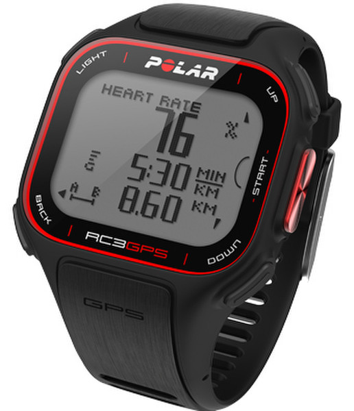 Polar RC3 GPS HRM Черный спортивный наручный органайзер