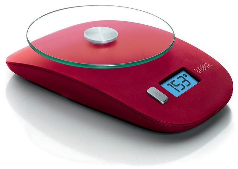 Laica KS1020 Electronic kitchen scale Red