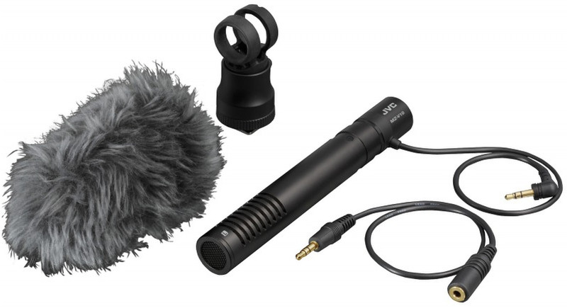 JVC MZ-V10EU Digital camcorder microphone Проводная Черный микрофон