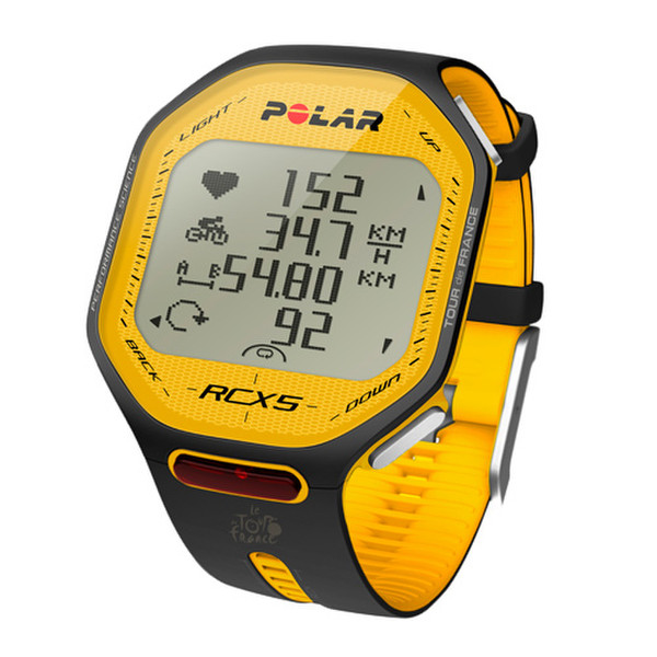 Polar RCX5 GPS Tour de France Черный, Желтый спортивный наручный органайзер