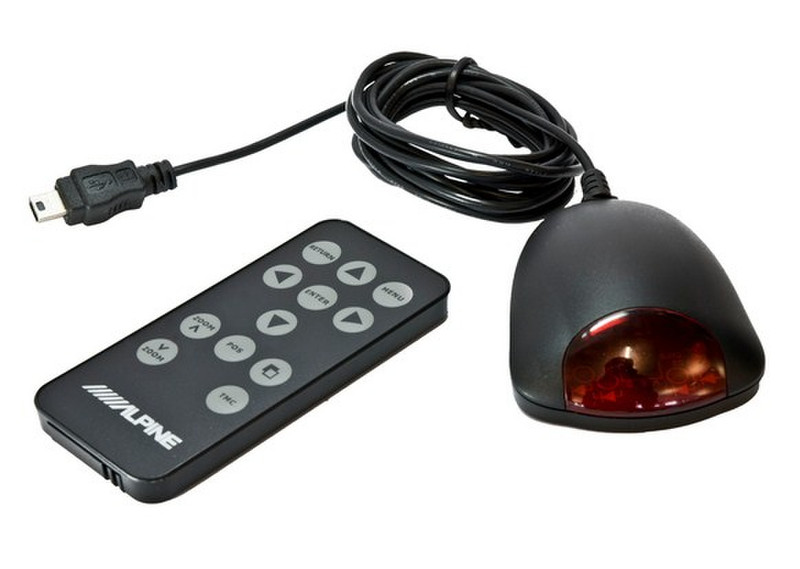 Alpine RUE-M300 IR Wireless Press buttons Black remote control