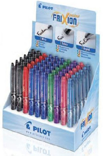 Pilot FriXion Ball Black,Blue,Green,Pink,Purple,Red 60pc(s)
