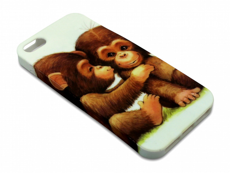 Sandberg Print Cover iPh5 Cuddle Monkey Handy-Schutzhülle