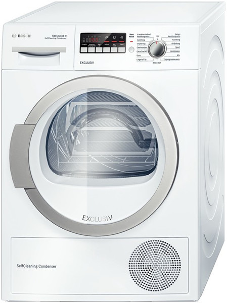 Bosch WTW86282NL freestanding Front-load 8kg A++ Silver,White tumble dryer