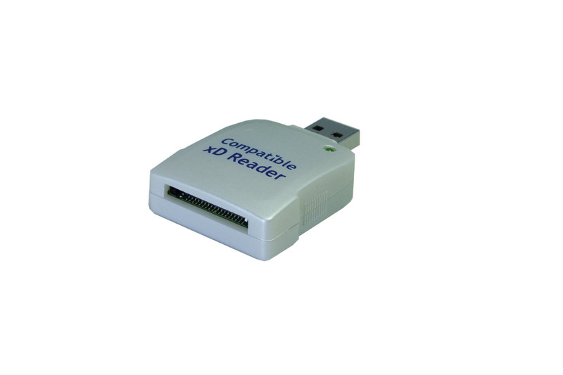EXSYS USB 1.1 compatible XD reader USB 1.1 Серый устройство для чтения карт флэш-памяти