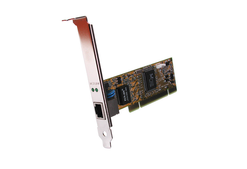 EXSYS 10/100/1000 PCI Ethernet Card Internal 1000Mbit/s networking card