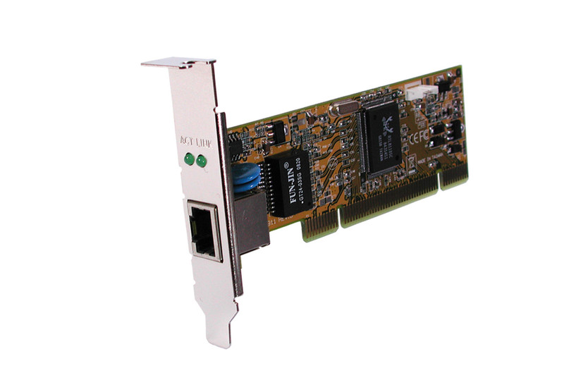 EXSYS 10/100/1000 PCI Ethernet Card Внутренний 1000Мбит/с сетевая карта