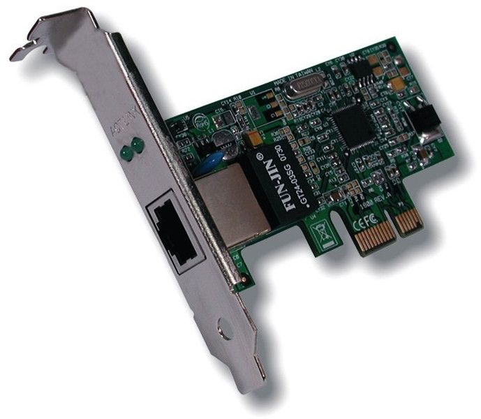 EXSYS LowProfile PCI-E Ethernet Gigabit LAN 1000Mbit/s Netzwerkkarte