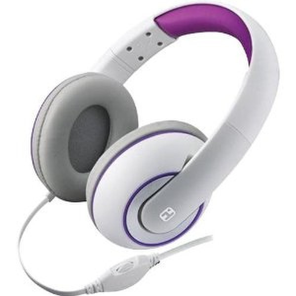 iHome iB41 Ohraufliegend Kopfband Violett, Weiß