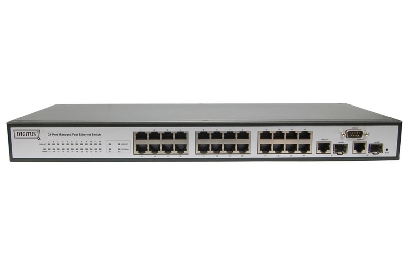 Digitus DN-60041 Managed L2+ Black network switch