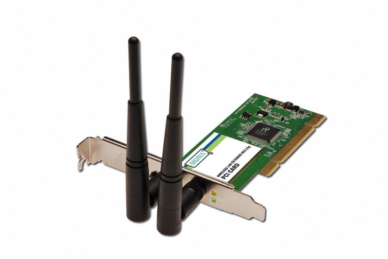 Digitus WLAN PCI adapter Eingebaut 300Mbit/s Netzwerkkarte
