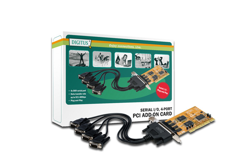 Digitus PCI Serial interface card interface cards/adapter