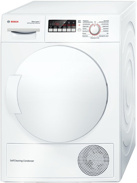 Bosch WTW84270 Freistehend Frontlader 7kg A++ Weiß Wäschetrockner