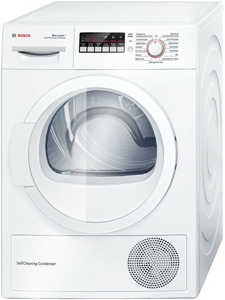 Bosch WTW86260 freestanding Front-load 7kg A++ White tumble dryer