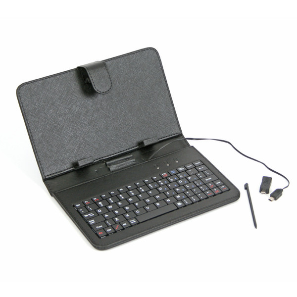 Platinet OCT7KB USB QWERTY Englisch Schwarz Tastatur für Mobilgeräte