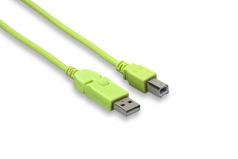 Hosa Technology USB A/USB B, 0.9 m 0.9m USB A USB B Green