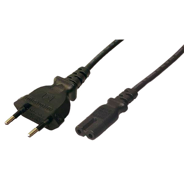 LogiLink CP092 1.8m C8 coupler C8 coupler Black power cable