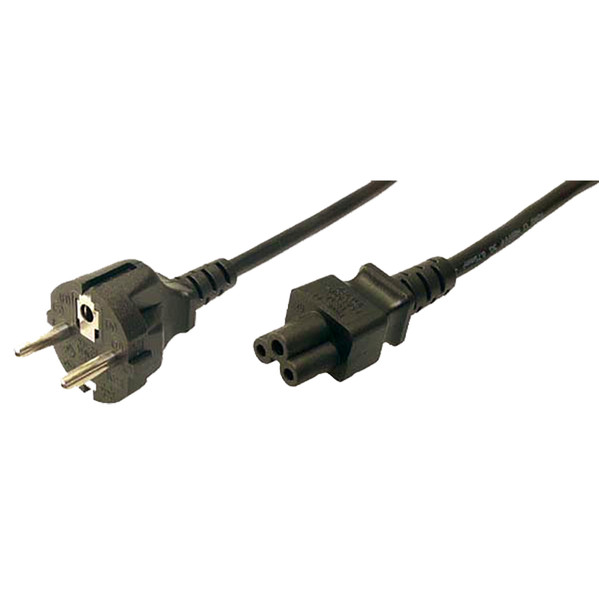 LogiLink CP093 1.8m C5 coupler CEE7/7 Schuko Black power cable