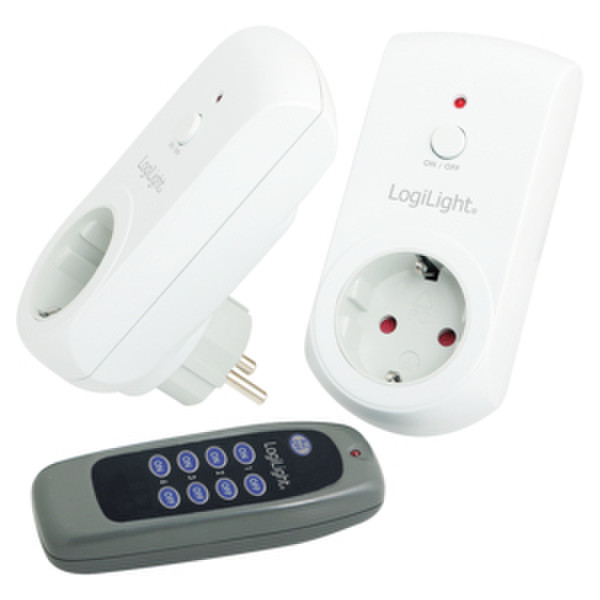 LogiLink EC0001 Black,White socket-outlet