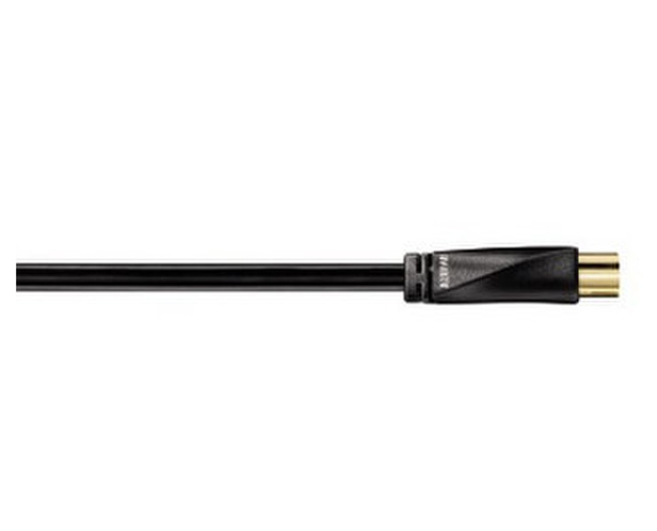 Hama 107554 7m Coax M coax FM Black coaxial cable