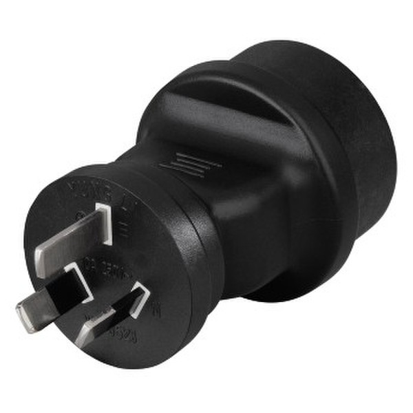 Hama 00108882 Type F (Schuko) Type I (AU) Black power plug adapter