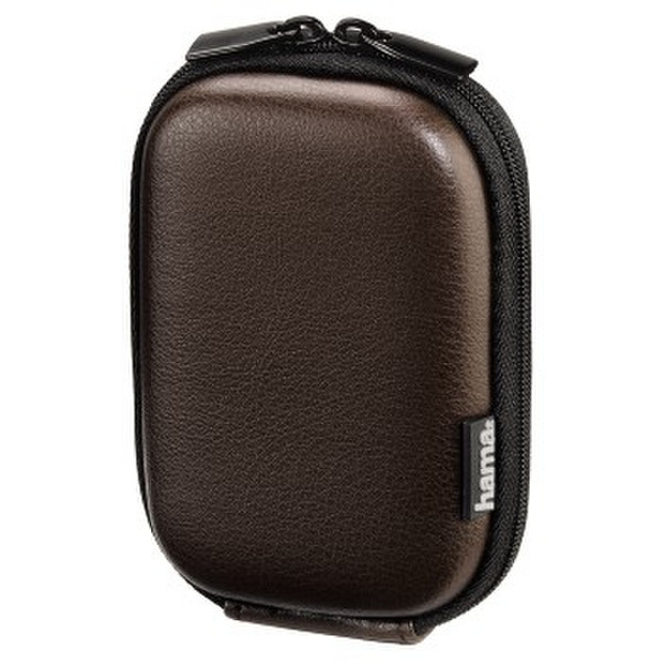 Hama Hardcase Leather Look Compact Brown