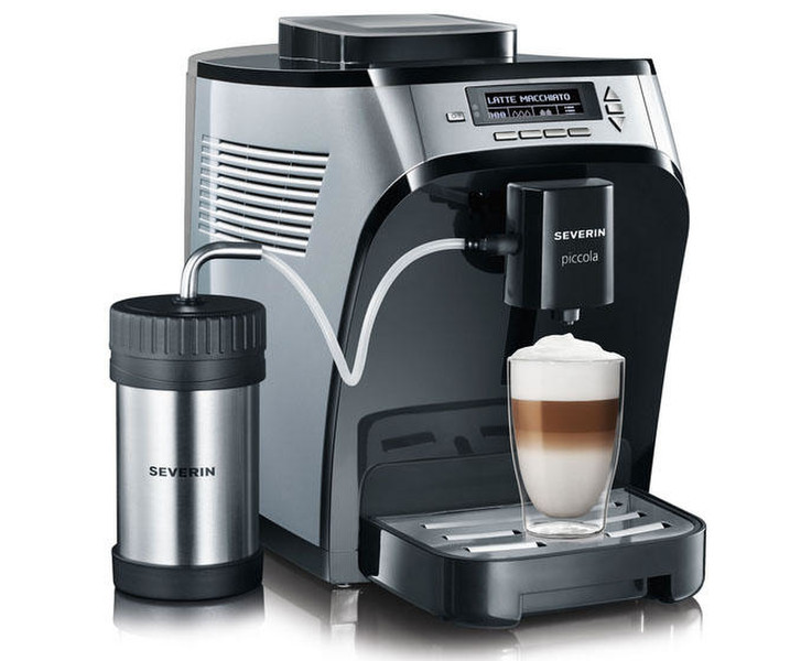 Severin KV 8061 Espresso machine 1.35л Черный, Cеребряный