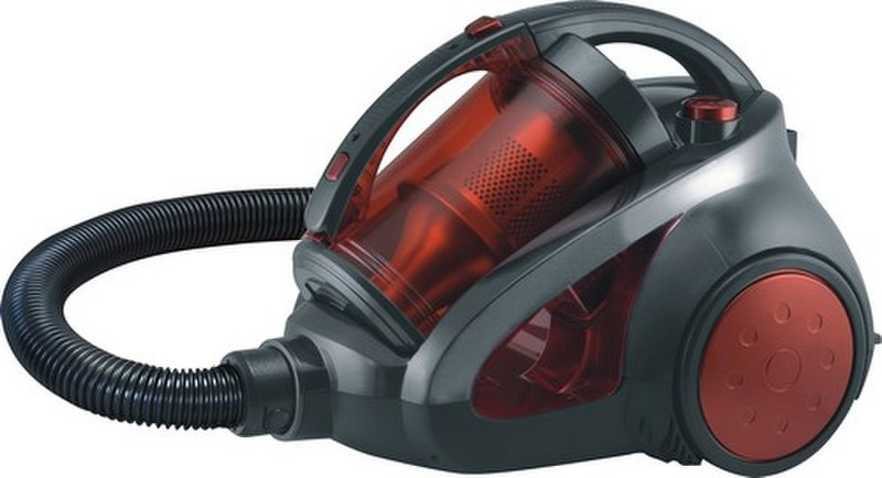 BlackPear VC 660 Cylinder vacuum cleaner 4L 2000W Black,Red