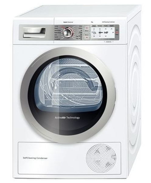 Bosch WTY86890IT Freistehend Frontlader 9kg A+ Weiß Wäschetrockner