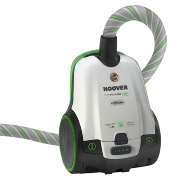 Hoover TGP 1410-011 Zylinder-Vakuum 3.5l 1400W Grün, Weiß