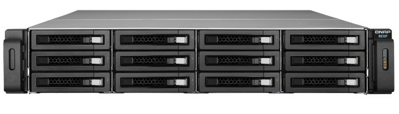QNAP REXP-1200U-RP 3.5" Black storage enclosure