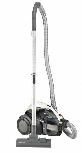 Hoover SprintEVO TSBE 2003 Цилиндрический пылесос 1.5л 2000Вт Серый, Прозрачный